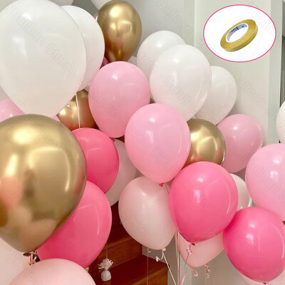 40 ks balónov Dusty Pink Boho Skin Beige Retro Bean Dusty Pink Rose Gold Latexový balón pre narodeninovú výzdobu dievčat