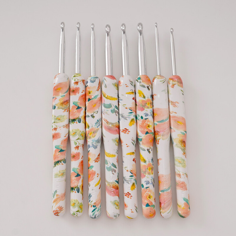 25 de stiluri de croșetat cu mai multe tipuri de mâner ergonomic moale pentru începători Croșetă din aluminiu set de instrumente de tricotat din oțel inoxidabil