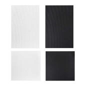 C63B Rezervă pânză Aida 14 conturi pentru truse de broderie țesături cu punct de cruce țesătură pânză alb/negru pentru bricolaj lucrat manual L