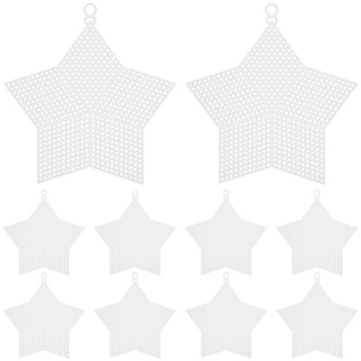 10 kom Mrežasto platno za plastičnu vrećicu Prozirna mreža Bijeli til Tie Dye Komplet DIY dodaci Komplet za vezenje križićem Putovanje