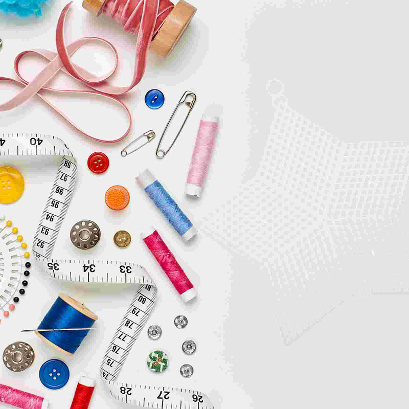 10 kom Mrežasto platno za plastičnu vrećicu Prozirna mreža Bijeli til Tie Dye Komplet DIY dodaci Komplet za vezenje križićem Putovanje