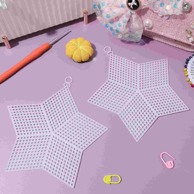10 kom Mrežasto platno za plastičnu vrećicu Prozirna mreža Bijeli til Tie Dye Komplet DIY dodaci Komplet za vezenje križićem Putovanje