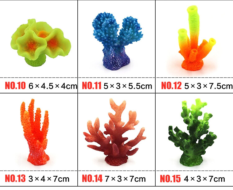 1 τμχ Ρητίνη Ενυδρείου Coral sea star Διακόσμηση Τοπίο Διακόσμηση ενυδρείου ψαριών Τεχνητό κοράλλι για στολίδια ρητίνης δεξαμενής ψαριών