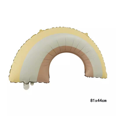 Animacinis filmas matinis lokys vaivorykštė lėktuvas automobilio folija balionai su gimtadieniu vakarėlio dekoracijos vaikams mergaitės berniukas kūdikis dušo žaislai