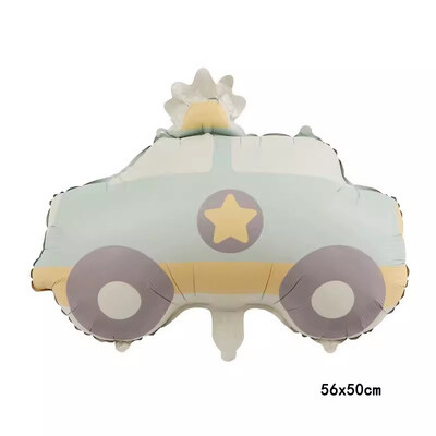 Animacinis filmas matinis lokys vaivorykštė lėktuvas automobilio folija balionai su gimtadieniu vakarėlio dekoracijos vaikams mergaitės berniukas kūdikis dušo žaislai