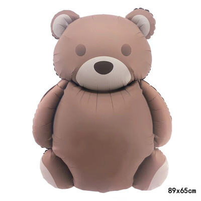 Animacinis filmas matinis lokys vaivorykštė lėktuvas automobilio folija balionai su gimtadieniu vakarėlio dekoracijos vaikams mergaitės berniukas kūdikis dušo žaislai