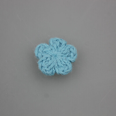 10kom šareni mali cvijet 19 boja 1 cm ručna kuka Vuneni cvijet ručno izrađeni DIY dodaci Odjeća Fini ručno izrađeni ukrasi