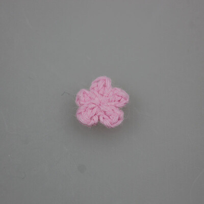 10kom šareni mali cvijet 19 boja 1 cm ručna kuka Vuneni cvijet ručno izrađeni DIY dodaci Odjeća Fini ručno izrađeni ukrasi