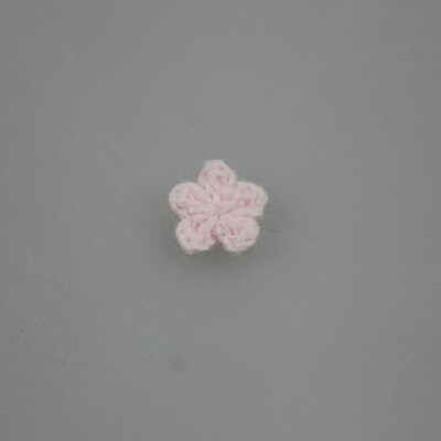10kom šareni mali cvijet 19 boja 1 cm ručna kuka Vuneni cvijet ručno izrađeni DIY dodaci Odjeća Fini ručno izrađeni ukrasi