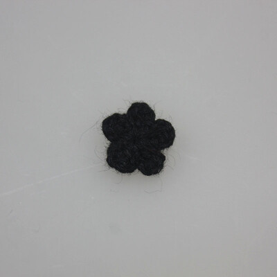 10kom šareni mali cvijet 19 boja 1 cm ručna kuka Vuneni cvijet ručno izrađeni DIY dodaci Odjeća Fini ručno izrađeni ukrasi