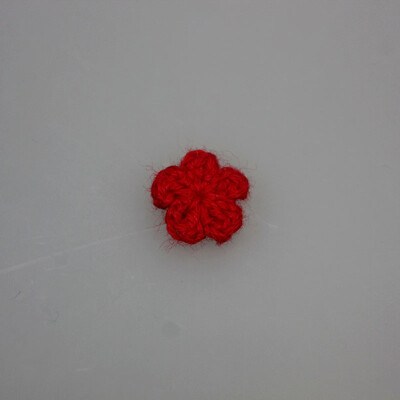 10kom šareni mali cvijet 19 boja 1 cm ručna kuka Vuneni cvijet ručno izrađeni DIY dodaci Odjeća Fini ručno izrađeni ukrasi
