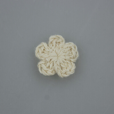 10kom šareni mali cvijet 19 boja 1 cm ručna kuka Vuneni cvijet ručno izrađeni DIY dodaci Odjeća Fini ručno izrađeni ukrasi