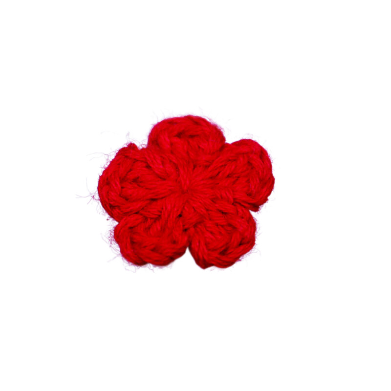 10kom šareni mali cvijet 19 boja 1 cm ručna kuka Vuneni cvijet ručno izrađeni DIY dodaci Odjeća Fini ručno izrađeni ukrasi