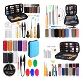 Odos siuvimo rinkiniai Mini kelionių siuvimo rinkiniai „Pasidaryk pats“ siuvimo adatų siūlų reikmenys, skirti namų kelionėms avariniam siuvimo remontui