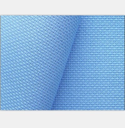 Aida audinio drobės audinys, skirtas kryželiu, 9 TH, 100% medvilnė, 14CT, dygsnis kryželiu, raudona, juoda, tamsiai mėlyna, šviesiai mėlyna, smėlio spalvos