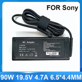 Nabíjačka/adaptér pre notebook 19,5 V 4,7 A 90 W 6,5 * 4,4 mm pre Sony Vaio PCG-61511L VGP-AC19V20 VGP-AC19V29 VGP-AC19V31 VGP-AC19V32 33
