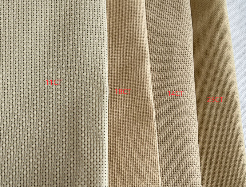 40x40cm 18ct 14ct 11ct Aida audinys kryžminio dygsnio audinio drobė „pasidaryk pats“ rankų darbo reikmenys susiuvimo siuvinėjimo amatai Lininiai aida