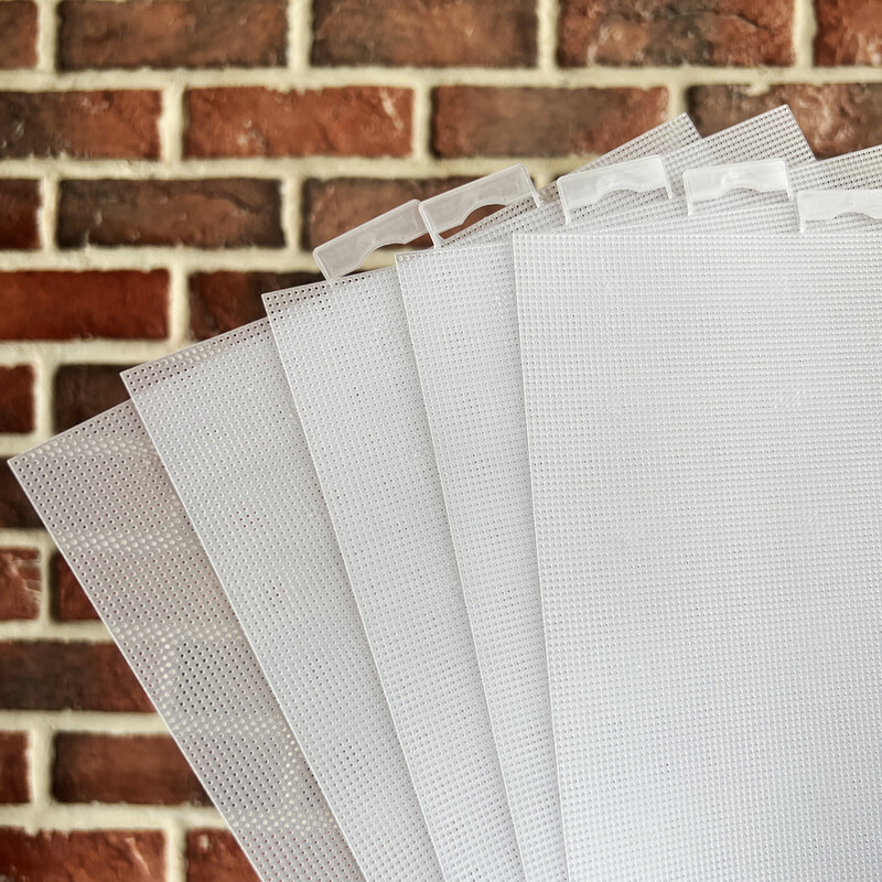 14CT skaidrus permatomas plastikinis drobės audinys kryžminio dygsnio papuošimui Kalėdų namų dekoravimui „pasidaryk pats“ Rankų darbo rankdarbiai