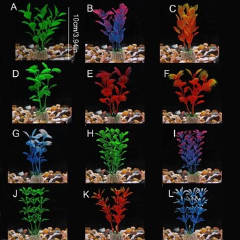 Προσομοίωση Τεχνητά Υποβρύχια Φυτά Διακοσμητική Πλαστική Δεξαμενή Ψαριών Φύκια Ζωντανά 10cm Fake Water Weeds Στολίδι Αρχική