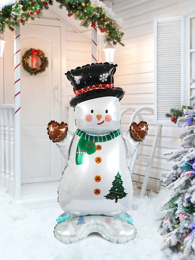 Baloni od folije za Božićni stalak, Dekoracija Djeda Mraza, Snjegovića, Potrepštine za božićnu noć, novogodišnju zabavu