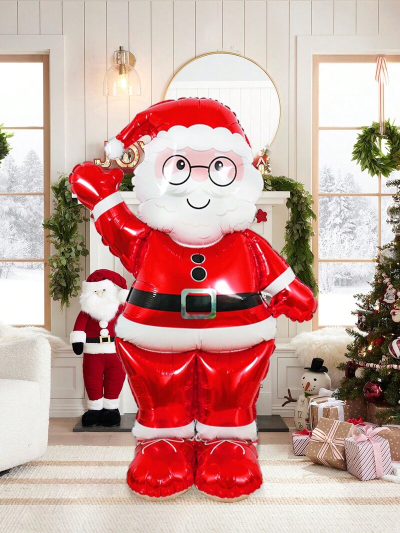 Baloni od folije za Božićni stalak, Dekoracija Djeda Mraza, Snjegovića, Potrepštine za božićnu noć, novogodišnju zabavu