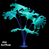 Silicio dioksido modeliavimas netikros gėlės Akvariumas povandeninis kraštovaizdžio papuošalai Dirbtinis vandens augalas žuvies rezervuaro dekoravimas