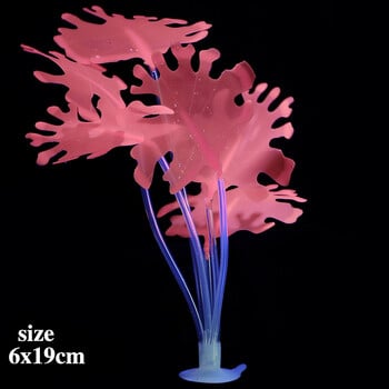 Silica Simulation Fake Flowers Ενυδρείο Υποβρύχια στολίδια τοπίων Τεχνητά υδρόβια φυτά Διακόσμηση δεξαμενής ψαριών