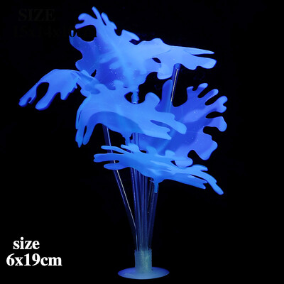 Silicio dioksido modeliavimas netikros gėlės Akvariumas povandeninis kraštovaizdžio papuošalai Dirbtinis vandens augalas žuvies rezervuaro dekoravimas