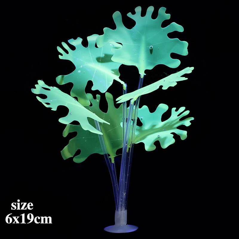 Silicio dioksido modeliavimas netikros gėlės Akvariumas povandeninis kraštovaizdžio papuošalai Dirbtinis vandens augalas žuvies rezervuaro dekoravimas