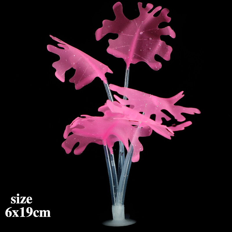 Silicio dioksido modeliavimas netikros gėlės Akvariumas povandeninis kraštovaizdžio papuošalai Dirbtinis vandens augalas žuvies rezervuaro dekoravimas