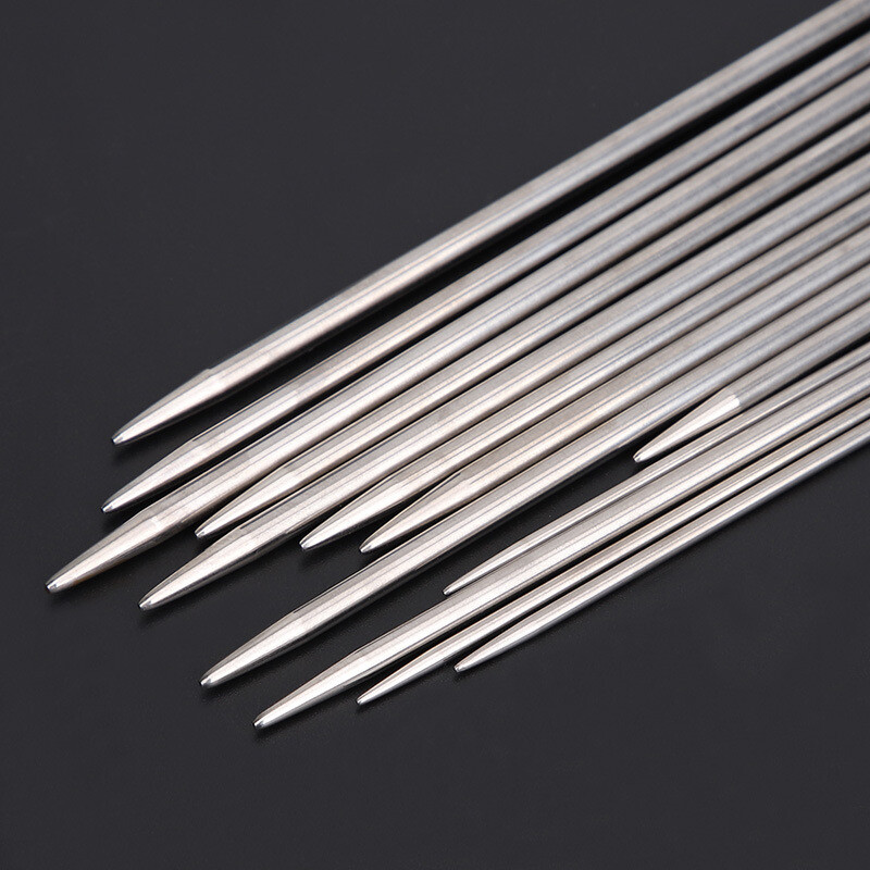 Komplet dvostrukih igala za pletenje od nehrđajućeg čelika Veličina 6 7 8 9 10 11 12 13 14 15 16