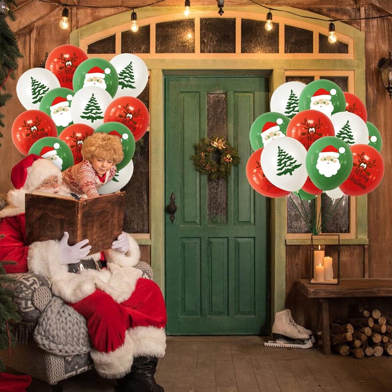 10/30 KOM 12 inča Dekorativni baloni za zabavu Elk Elk Elderly Tree od 12 inča (4 po boji)