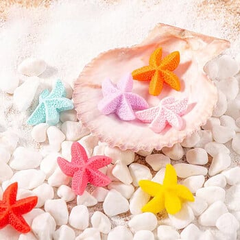 7 τμχ Resin Cute Mini Starfish Crafts για δεξαμενές ψαριών, ενυδρεία, λίμνες, προσομοίωση διακοσμητικό διακοσμητικό αστερίας για δεξαμενή ψαριών