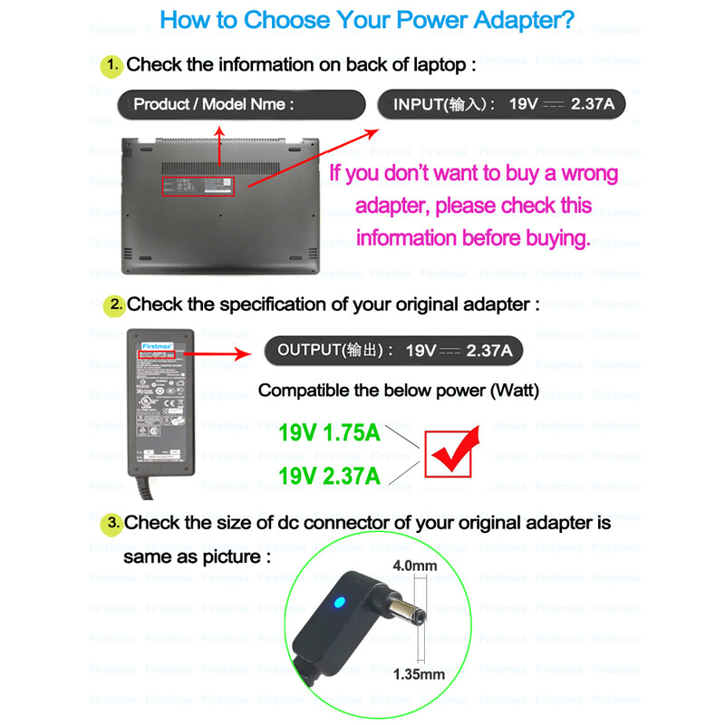 19V 2.37A 45W nešiojamojo kompiuterio kintamosios srovės adapterio įkroviklis, skirtas Asus VivoBook Flip 14 TP410UA TP301UA TP501UA TP501UAM TP510UA X505BA X507UA