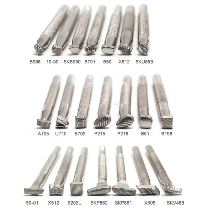 Bőrbélyegzés Dombornyomás Kézzel készített Kiegészítők Bőrfaragás Domborítás Lyukasztás Diy Bőrfaragás Benyomás Textúra Eszközök