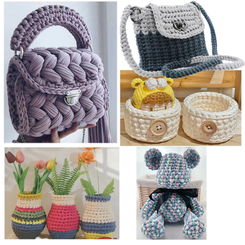 300 g heklane pređe, mekana i izdržljiva pređa za majice za DIY heklane torbe, jastuke, lutke i projekte kućnog uređenja