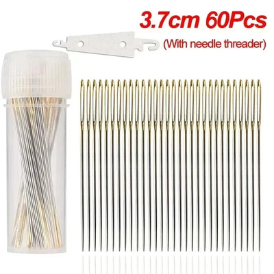 Кръстосани шевове с голямо око Игли с конец Направи си сам шевна бродерия Игла за вдяване на конци Ръчни инструменти за шиене Шевна игла