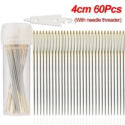 Кръстосани шевове с голямо око Игли с конец Направи си сам шевна бродерия Игла за вдяване на конци Ръчни инструменти за шиене Шевна игла