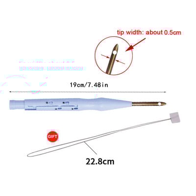 Ac magic pentru broderie, punch, broderie, pix, înfilător pentru punct de cruce, bricolaj, artizanat, covor, fire, instrument de croșetat pentru cusut