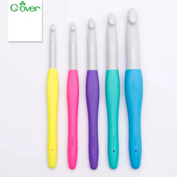 1Piece Original Clover Amure 7/8/10/12/15mm Grand Crochet Hooks Γάντζοι πλεξίματος Needles Knit Crochet Needle Hook Carpet