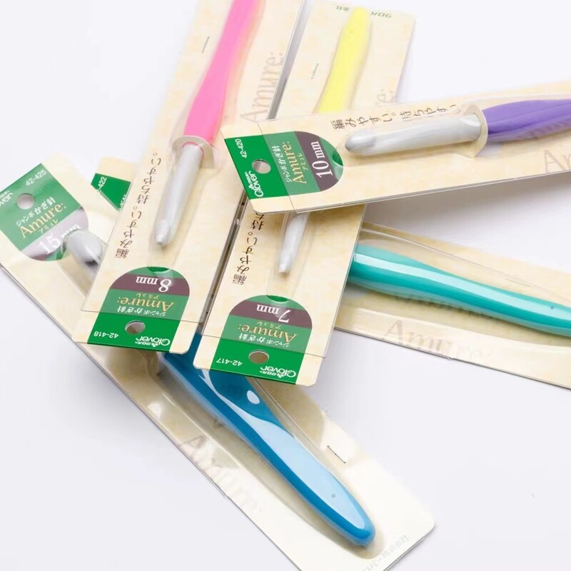 1 db Eredeti Lóhere Amure 7/8/10/12/15mm Grand Horgolótűk Kötőtűk Tűk Kötött Horgolt Tű Szőnyeghorog