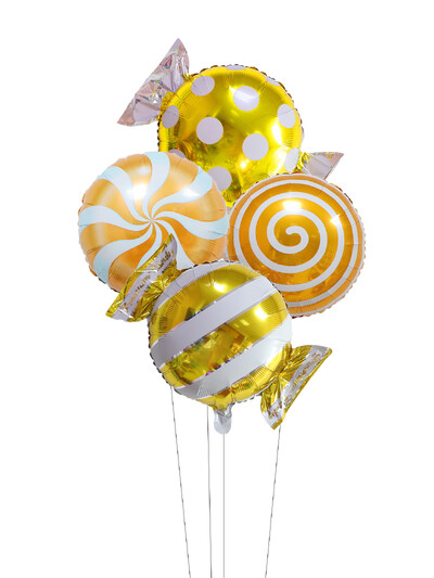 Baloni od folije od bombona od 4 kom. Slatki desertni balon za zabavu Ukrasi za vjenčanje Božićni ukrasi Ukrasi za rođendanske zabave