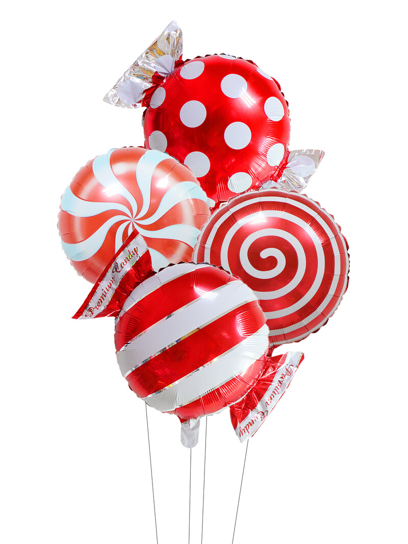 Baloni od folije od bombona od 4 kom. Slatki desertni balon za zabavu Ukrasi za vjenčanje Božićni ukrasi Ukrasi za rođendanske zabave