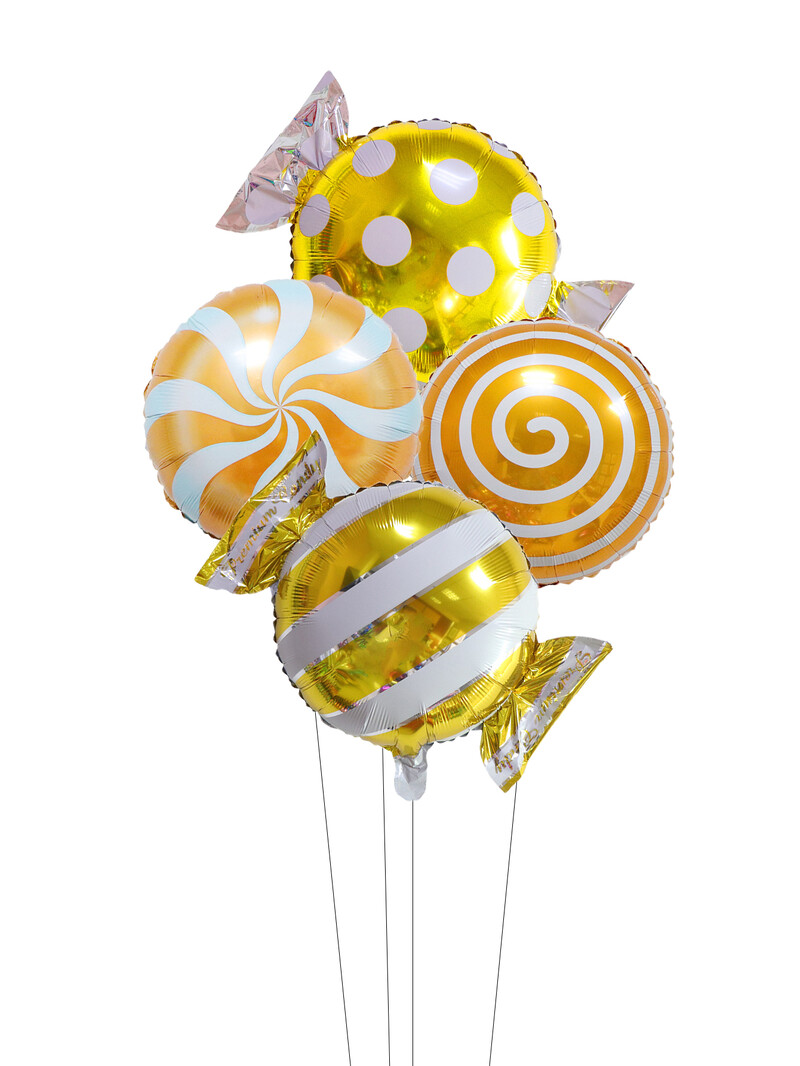 Baloni od folije od bombona od 4 kom. Slatki desertni balon za zabavu Ukrasi za vjenčanje Božićni ukrasi Ukrasi za rođendanske zabave