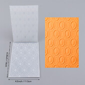 Φάκελος με 3D ανάγλυφο μοτίβο κύκλου, ιδανικός για την προσθήκη λεπτομερειών με ανάγλυφη υφή στο εργαλείο DIY Project 2024