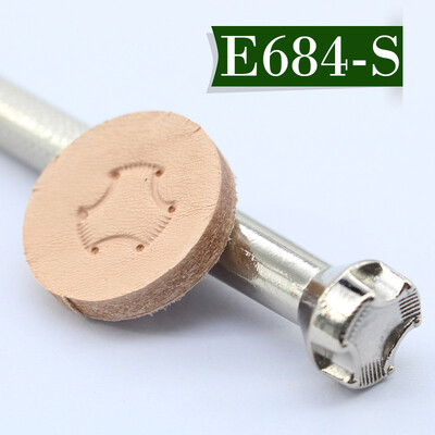 Alat za žigosanje kože sa 6 uzoraka za markice za rezbarenje kože DIY set za izradu kožnih izrada, set za ispis, cvijet za ukrašavanje kožnih rukotvorina