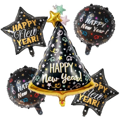 2025 La Mulți Ani Baloane din folie de aluminiu Sticlă de vin Rama foto Baloane Decorare pentru petreceri Aranjament Baloane Rechizite pentru baloane