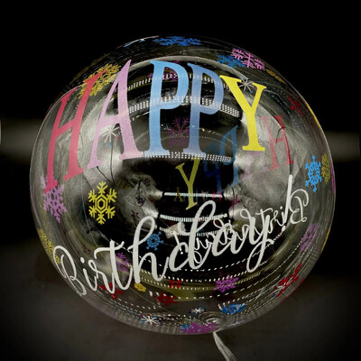 10 vnt atspausdintas burbulinis balionas 20 colių skaidrus Bobo balionas kelių temų balionas, skirtas vestuvių gimtadienio dekoravimui