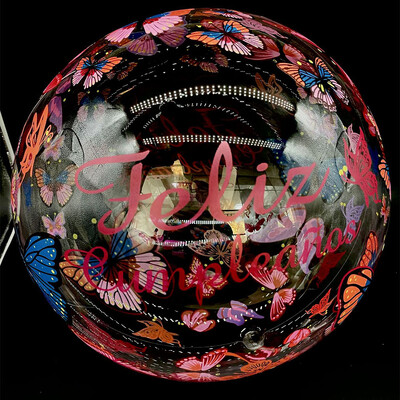 10 vnt atspausdintas burbulinis balionas 20 colių skaidrus Bobo balionas kelių temų balionas, skirtas vestuvių gimtadienio dekoravimui