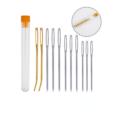 6-15 kom. Igle s velikim ušima Nehrđajući Bodkin vez Križni vez Pređa za pletenje Ručno šivanje Tupa igla DIY alati za rukotvorine
